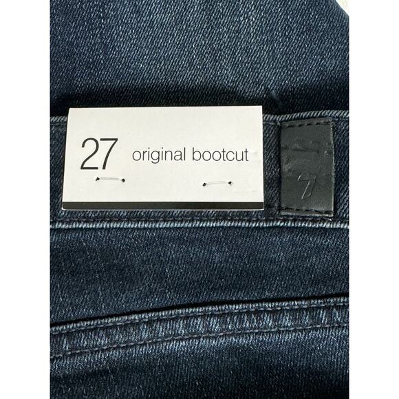 NWT 7 For All Mankind Original Bootcut Jean in Sunbeam Size 27 - Picture 6 of 16
